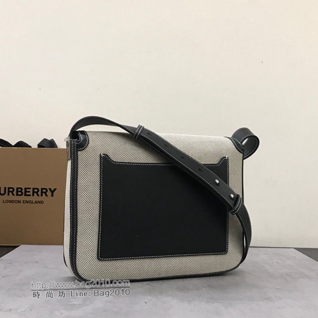 Burberry專櫃新款包包 巴寶莉印花錦質帆布信使包 Burberry男士單肩包  db1229